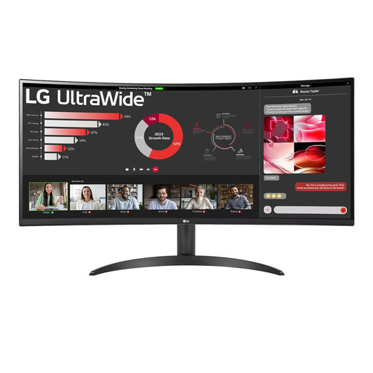 LG UltraWide 34" QHD VA Curved Monitor 100Hz
