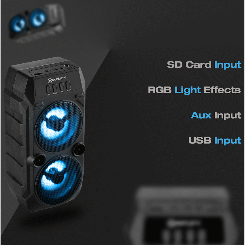 Amplify Elixir Series Dual 3in Bluetooth Speaker
