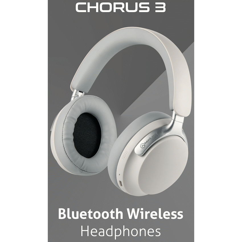 Amplify Chorus 3 Bluetooth Wireless Headphones - Nude