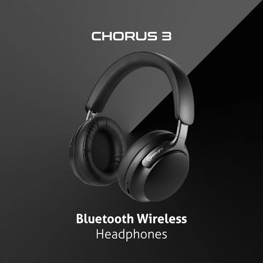 Amplify Chorus 3 Bluetooth Wireless Headphones - Black