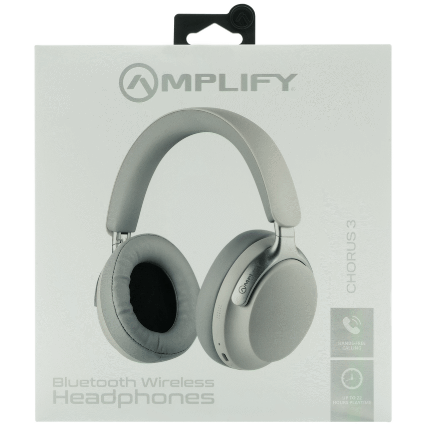 Amplify Chorus 3 Bluetooth Wireless Headphones - Nude