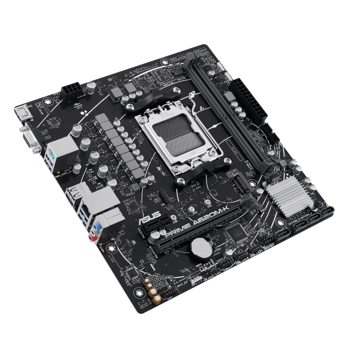 ASUS Prime A620M-K AM5 DDR5 M-ATX Motherboard