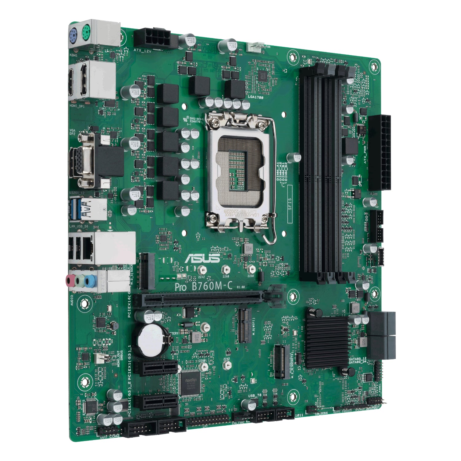 ASUS PRO B760M C CSM LGA 1700 M-ATX Motherboard